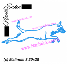 Stickdatei Malinois 8 20x28