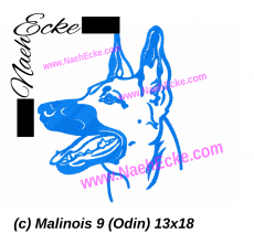 Stickdatei Malinois Nr. 9 13x18 / 14x20