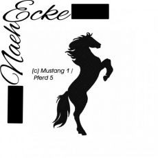 Embroidery Horse Nr. 5 / Mustang 1 4x4 <br />