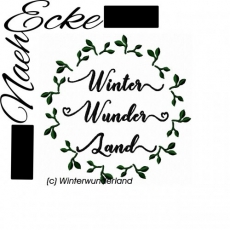 Embroidery Winterwunderland 10x10 