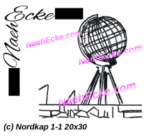 Stickdatei Nordkap 1-1 20x20 / 20x28 / 20x30