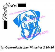 Stickdatei Österreichischer Pinscher 2 10x10