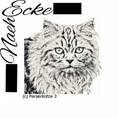 Stickdatei Perserkatze 3 PHOTOstitch 13x18 <br />