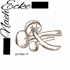 Stickdatei Pilze 11 Doodle 10x10