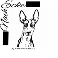 Stickdatei Podenco Ibicenco 2 13x18 <br />
