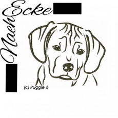 Embroidery Puggle Nr. 6 4x4" <br />