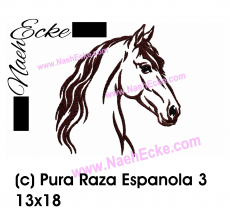 Stickdatei Pura Raza Espanola 03 13x18 / 14x20