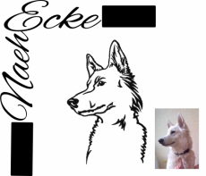 Embroidery Swiss Shepherd Nr. 1 4x4" 