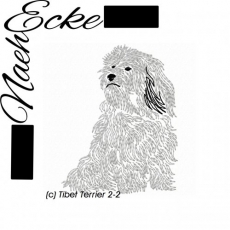 Stickdatei Tibet Terrier Nr. 2-2 10x10