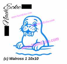 Stickdatei Walross 1 
