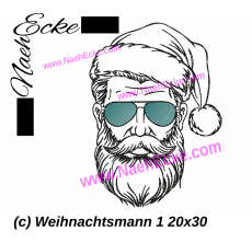 Embroidery Santa Claus 1 11.81 x 7.87