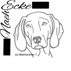 PLOTTERdatei Weimaraner Nr. 1 SVG / EPS 