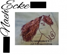 Stickdatei Islandpferd 09-1 10x10 <br />