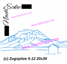 Stickdatei Zugspitze 5-12 20x30