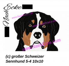 Embroidery Greater Swiss Mountain Dog 5-4 4x4