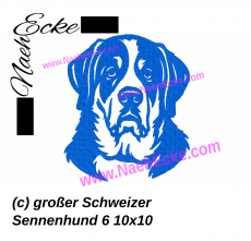 Embroidery Greater Swiss Mountain Dog 6 4x4