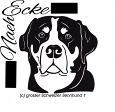 Datei Grosser Schweizer Sennenhund 1 SVG / EPS <br />