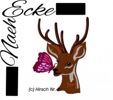 Stickdatei Hirsch Nr. 8 13x18 