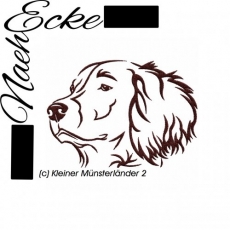 Stickdatei kleiner Münsterländer Nr. 2 13x18 <br />