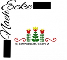 Stickdatei Schwedische Folklore 2 13x18