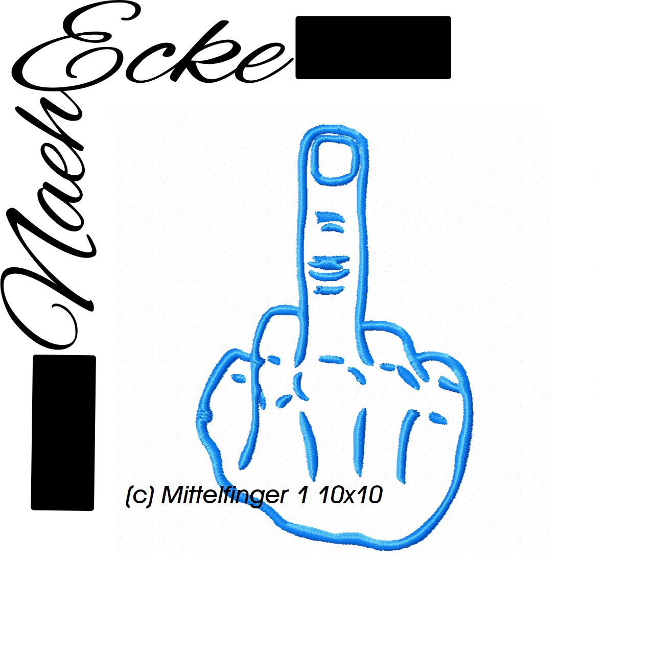 Stinkefinger Stickers for Sale