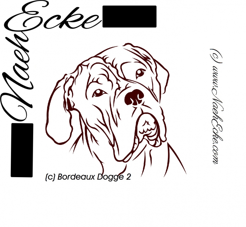 File Dogue de Bordeaux 2 SVG / EPS 