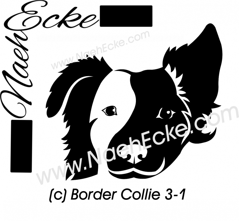 PlotterDatei Border Collie Nr. 3-1 SVG / EPS