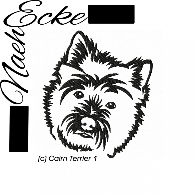 Stickdatei Cairn Terrier 1 10x10