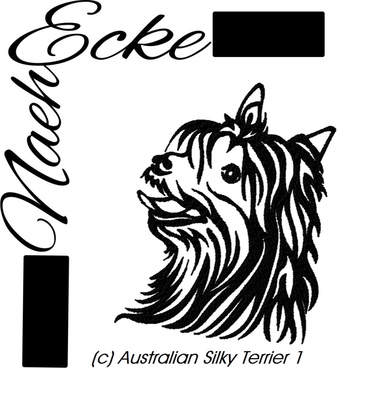 Embroidery Australian Silky Terrier 1 20x30 