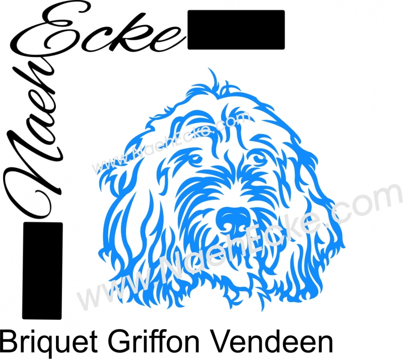 PLOTTERdatei Briquet Griffon Vendéen SVG / EPS