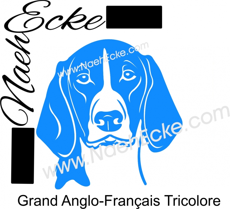 FILE Grand anglo-français tricolore SVG / EPS