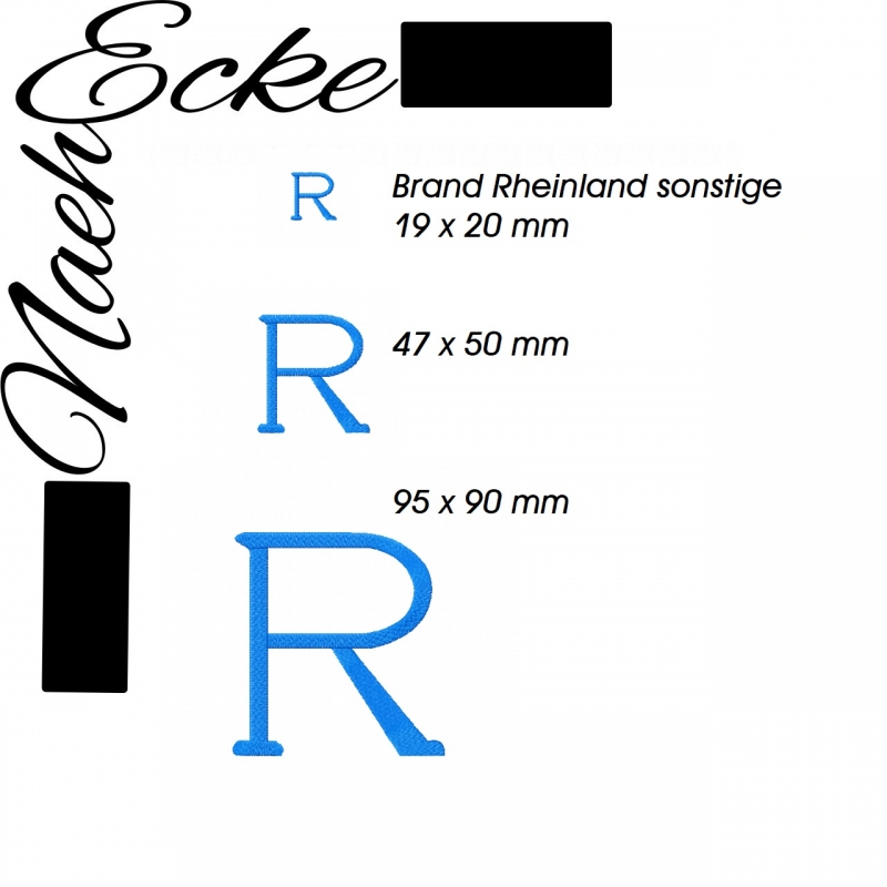 Embroidery Brand Rheinland others 4x4