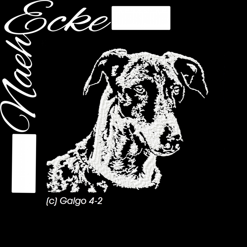 Stickdatei Galgo 4-2 13x18
