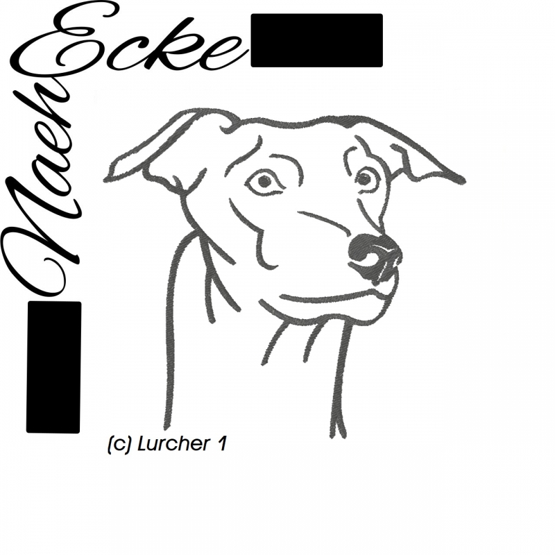 Stickdatei Lurcher 1 10x10