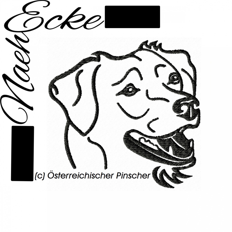 Stickdatei Österreichischer Pinscher 10x10