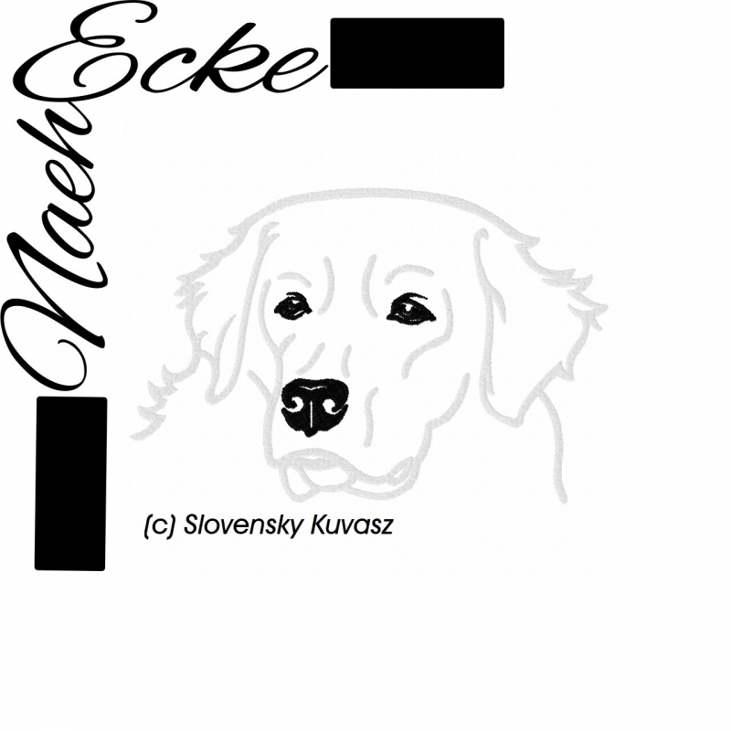 Stickdatei Slovensky Kuvasz 10x10