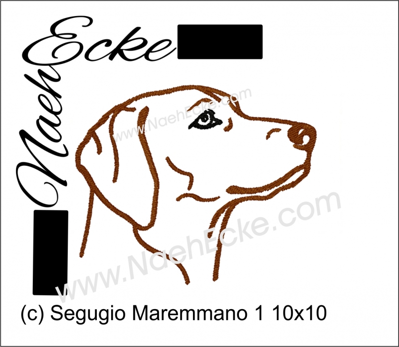 Stickdatei Segugio Maremmano 1 10x10