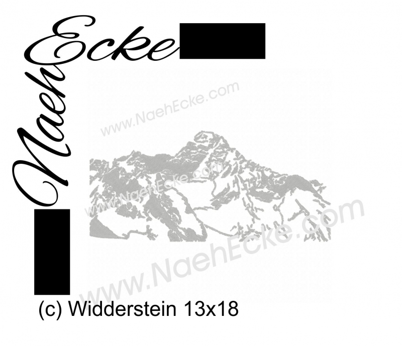 Stickdatei Widderstein 13x18