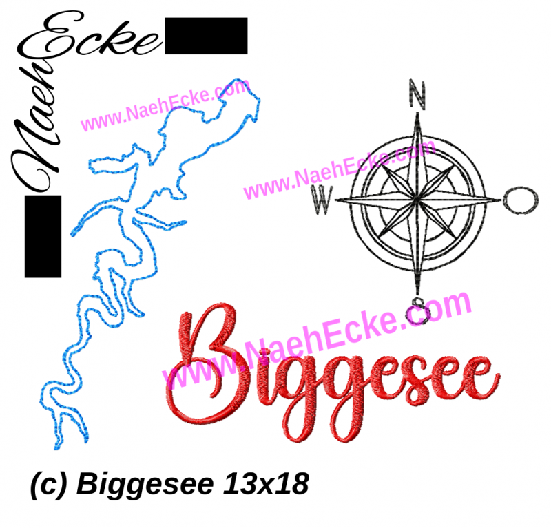 Stickdatei Biggesee 13x18 / 14x20