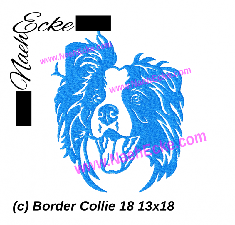 Stickdatei Border Collie 18 13x18 / 14x20