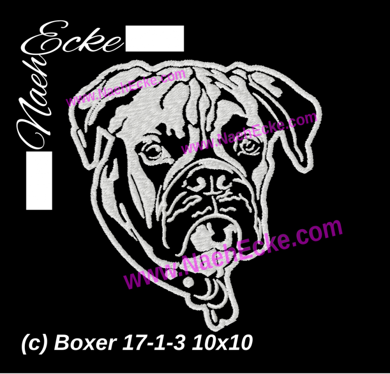 Stickdatei Boxer 17-1-3 10x10