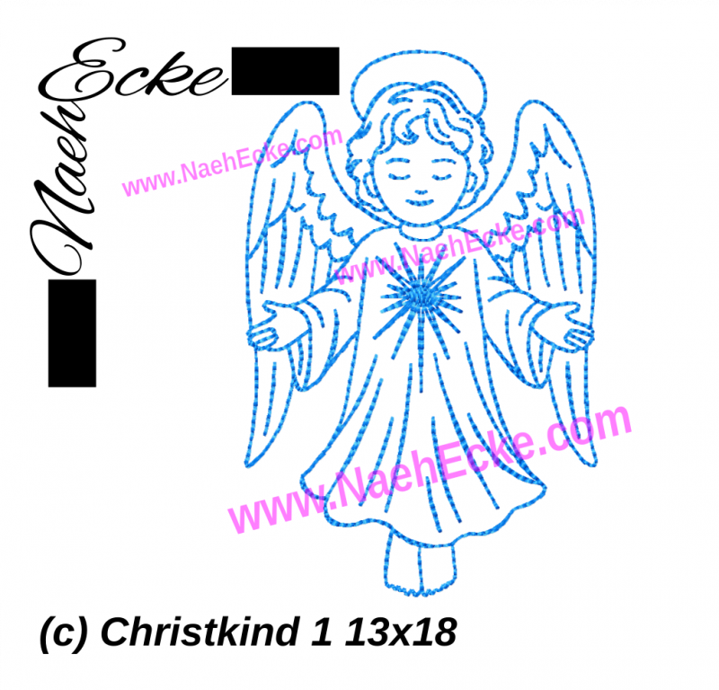 Stickdatei Christkind 1 13x18 / 14x20