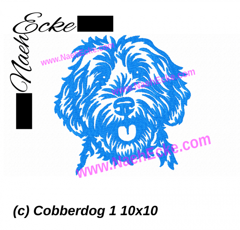 Stickdatei Cobberdog 1 10x10