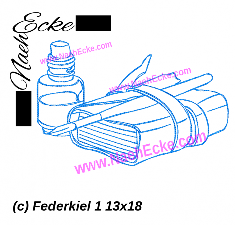 Embroidery Quill 1 5x7
