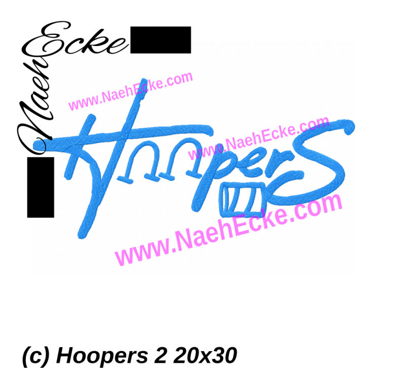 Stickdatei Hoopers 2 20x30 / 18x30 / 20x28