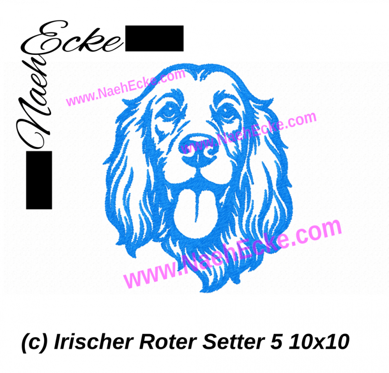 Stickdatei Irish Setter 5 10x10