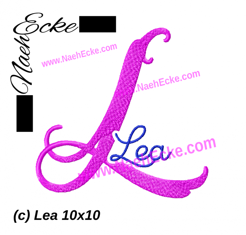 Stickdatei Lea 10x10