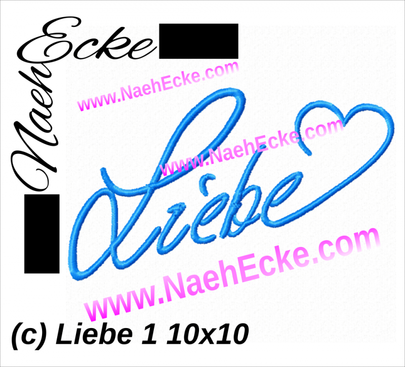 Embroidery Liebe 4x4