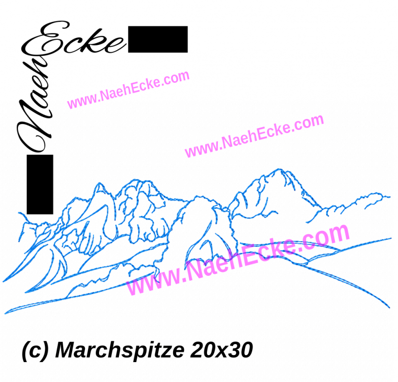 Embroidery Marchspitze 11.81 x 7.87