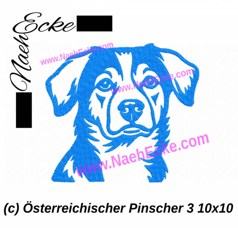 Stickdatei Österreichischer Pinscher 3 10x10